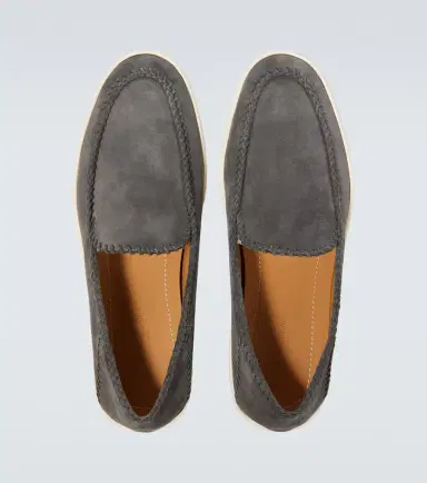 Giorgio Armani Galleria 3 suede slip-on shoes | Thumbnail 5