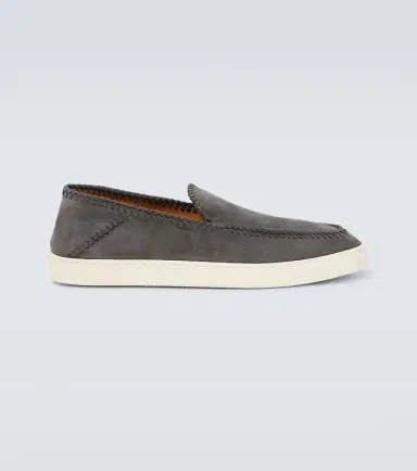 Giorgio Armani Galleria 3 suede slip-on shoes | Thumbnail 6