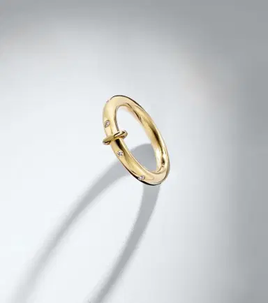 Spinelli Kilcollin Ovio 18kt gold ring with diamonds | Thumbnail 4