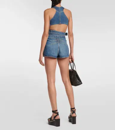 Alaïa Alaïa Denim shorts | Thumbnail 3