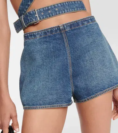 Alaïa Alaïa Denim shorts | Thumbnail 4