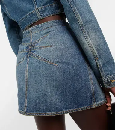 Alaïa Alaïa Denim miniskirt | Thumbnail 2