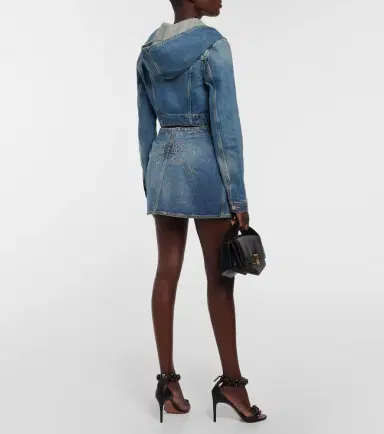 Alaïa Alaïa Denim miniskirt | Thumbnail 5