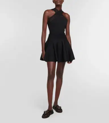 Alaïa Alaïa Vienne high-rise miniskirt | Thumbnail 3
