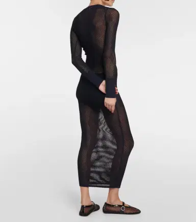 Alaïa Alaïa Archetypes fishnet gown | Thumbnail 4