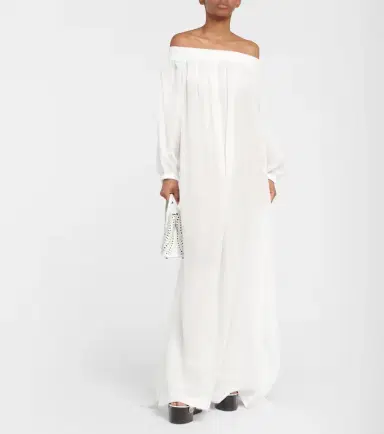 Alaïa Alaïa Off-shoulder maxi dress | Thumbnail 2