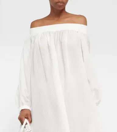 Alaïa Alaïa Off-shoulder maxi dress | Thumbnail 3