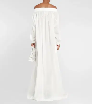 Alaïa Alaïa Off-shoulder maxi dress | Thumbnail 5