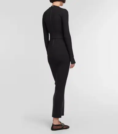 Alaïa Alaïa Jersey midi dress | Thumbnail 3