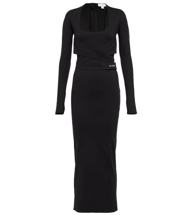 Alaïa Jersey midi dress