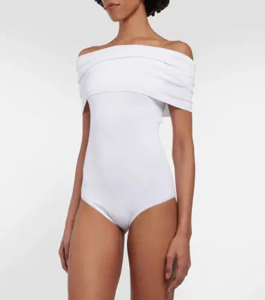 Alaïa Alaïa Off-shoulder knit bodysuit | Thumbnail 5