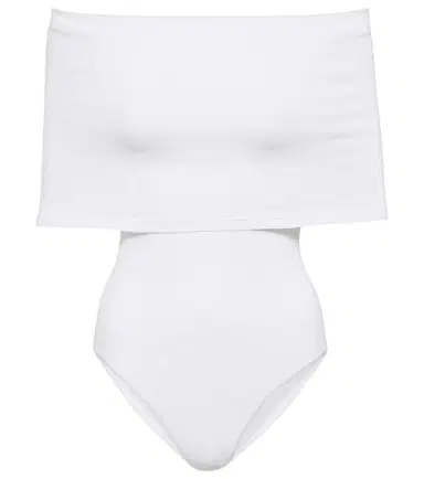 Alaïa Alaïa Off-shoulder knit bodysuit | Thumbnail 1
