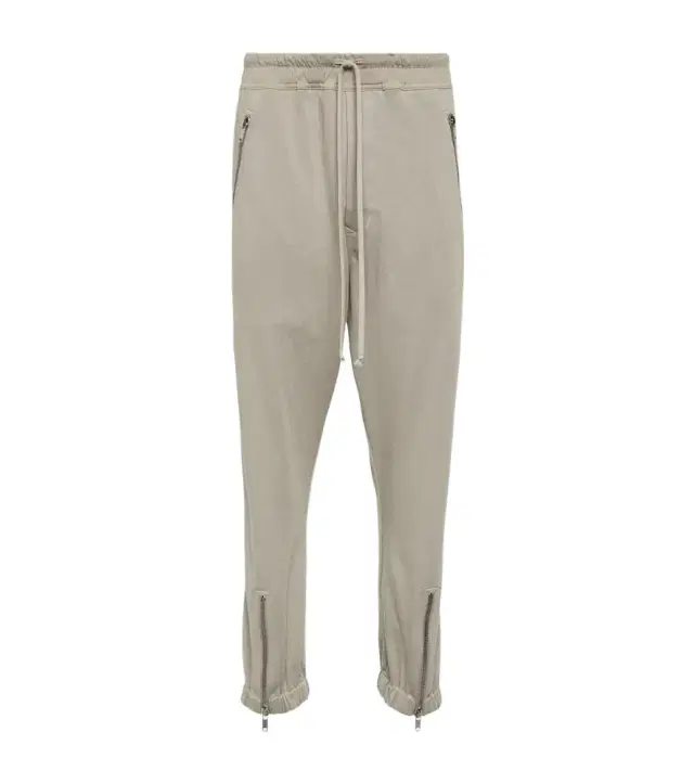 Rick Owens Cotton jersey sweatpants