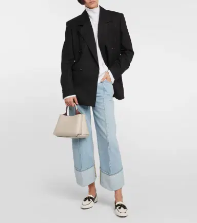 Tod's Tasseled bouclé and leather loafers | Thumbnail 5