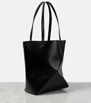 Loewe Puzzle Fold Medium leather tote bag | Thumbnail 3