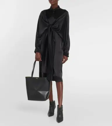 Loewe Puzzle Fold Medium leather tote bag | Thumbnail 6