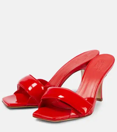Gia Borghini Alodie patent leather mules | Thumbnail 4 Gia Borghini Alodie patent leather mules | Thumbnail 4