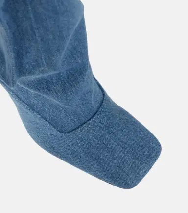 The Attico Sienna Tube denim knee-high boots | Thumbnail 2