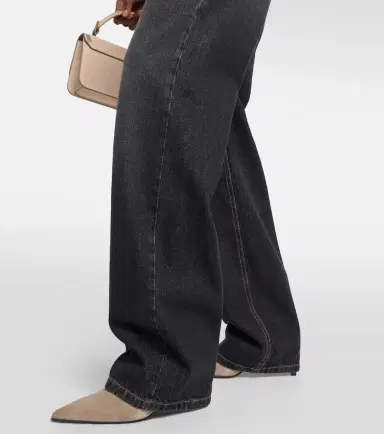 Brunello Cucinelli Embellished wide-leg jeans | Thumbnail 6