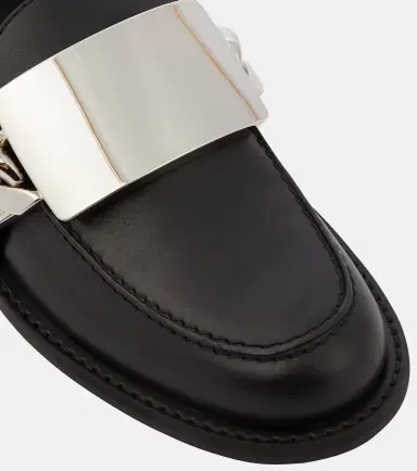 JW Anderson Gourmet Chain leather loafers | Thumbnail 3