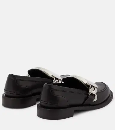 JW Anderson Gourmet Chain leather loafers | Thumbnail 4