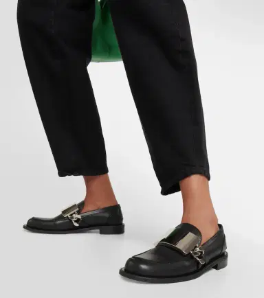 JW Anderson Gourmet Chain leather loafers | Thumbnail 6