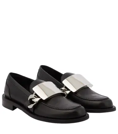 JW Anderson Gourmet Chain leather loafers | Thumbnail 1