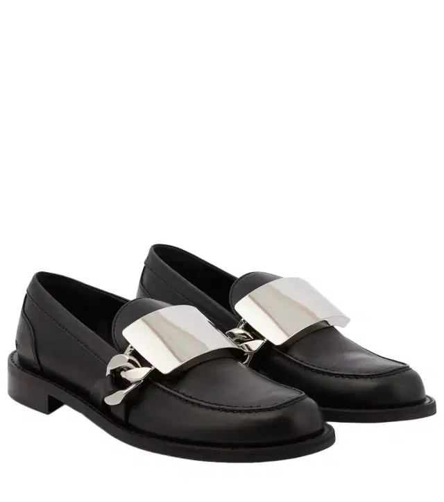 JW Anderson Gourmet Chain leather loafers