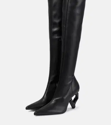 JW Anderson Chain over-the-knee leather boots | Thumbnail 4