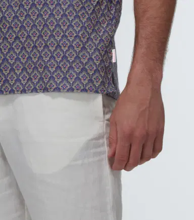 Orlebar Brown Hibbert printed bowling shirt | Thumbnail 2