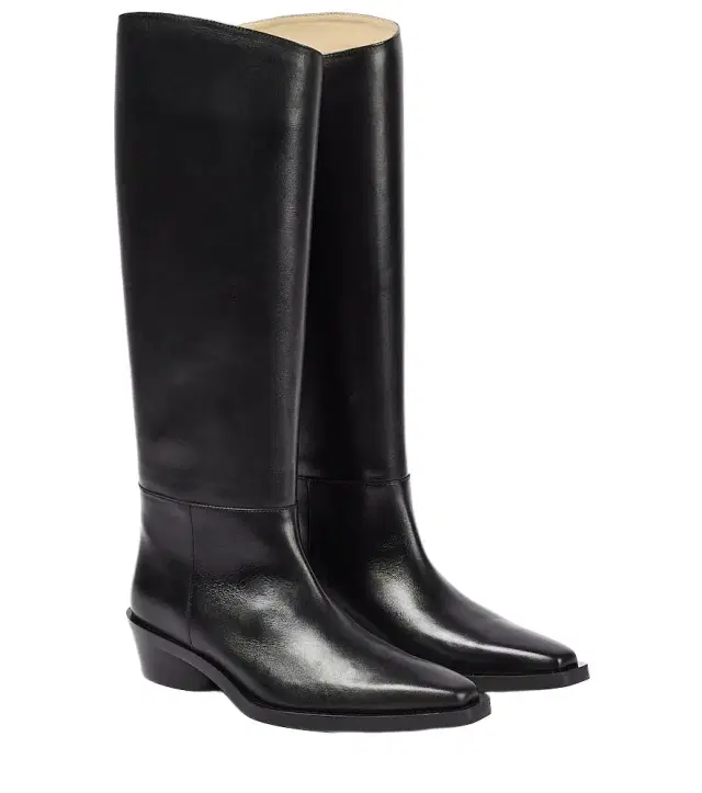 Proenza Schouler Bronco leather knee-high boots