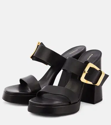 Proenza Schouler Buckle Slide leather platform mules | Thumbnail 4 Proenza Schouler Buckle Slide leather platform mules | Thumbnail 4