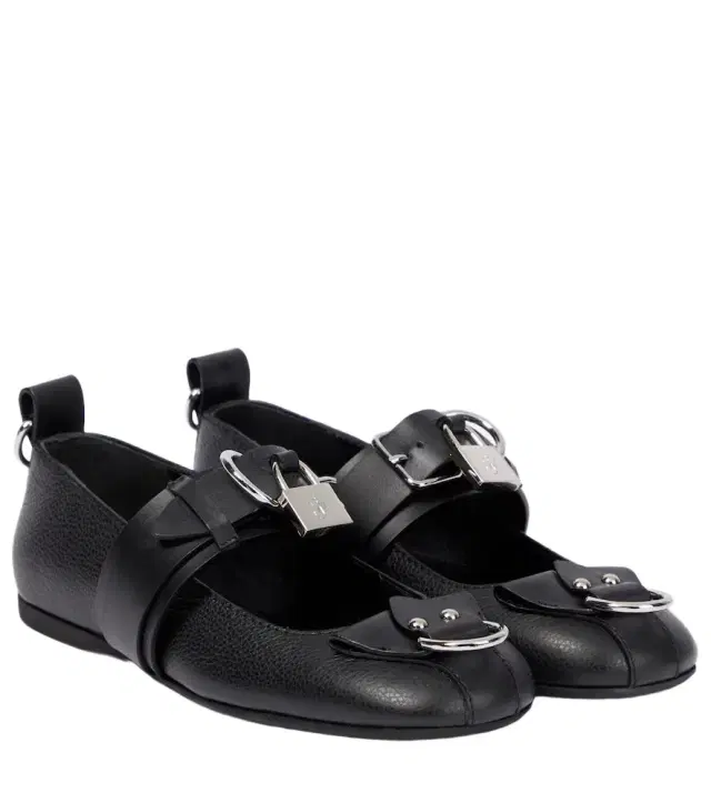 JW Anderson Lock leather ballet flats