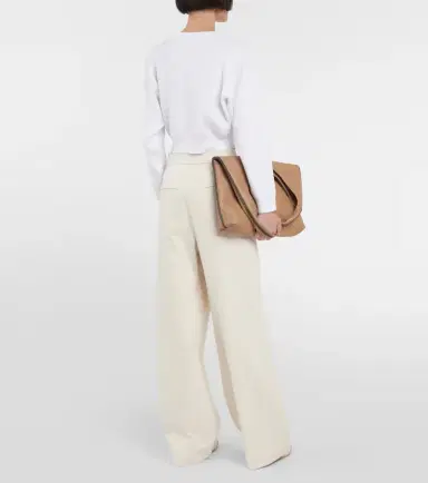 Brunello Cucinelli Cotton jersey cropped sweater | Thumbnail 5
