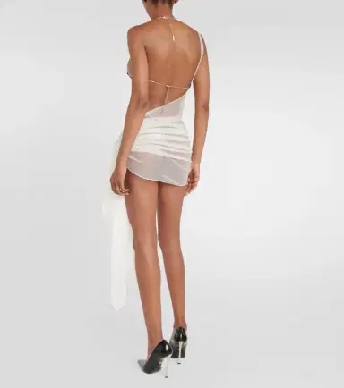 Mugler Draped jersey beach cover-up | Thumbnail 5