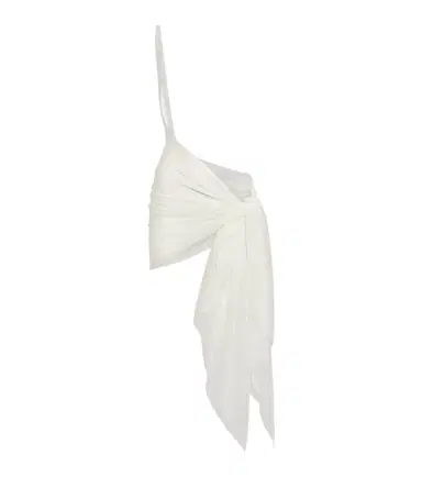 Mugler Draped jersey beach cover-up | Thumbnail 1