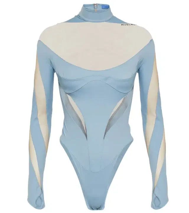Mugler Paneled bodysuit