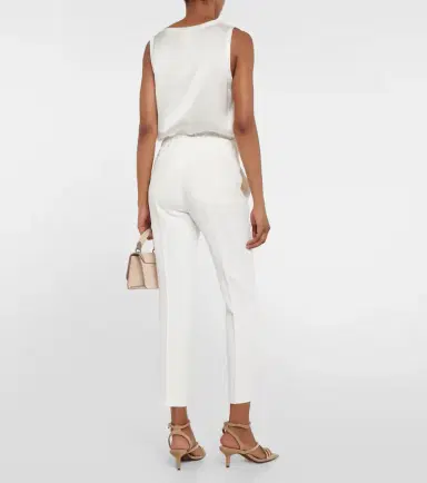 Brunello Cucinelli Tailored crêpe pants | Thumbnail 4