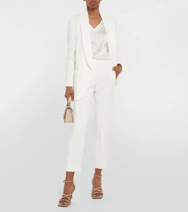 Brunello Cucinelli Tailored crêpe pants | Thumbnail 5