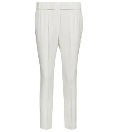 Brunello Cucinelli Tailored crêpe pants | Thumbnail 1