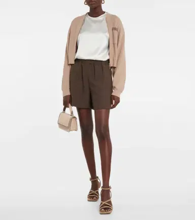 Brunello Cucinelli Silk-blend satin T-shirt | Thumbnail 4
