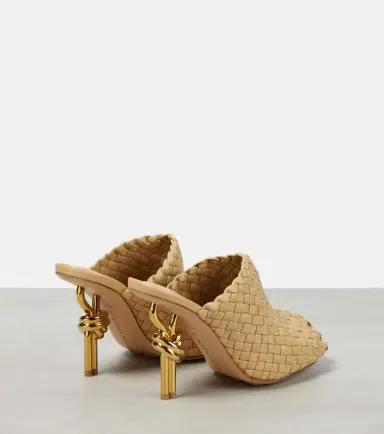 Bottega Veneta Knot leather mules | Thumbnail 3 Bottega Veneta Knot leather mules | Thumbnail 3
