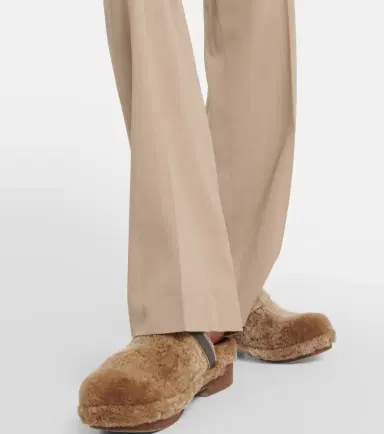 Brunello Cucinelli High-rise straight wool-blend pants | Thumbnail 2