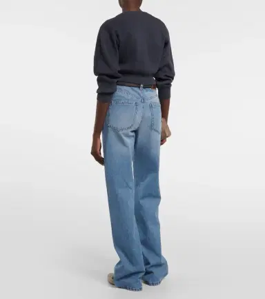 Brunello Cucinelli Cropped ribbed-knit cotton sweater | Thumbnail 3