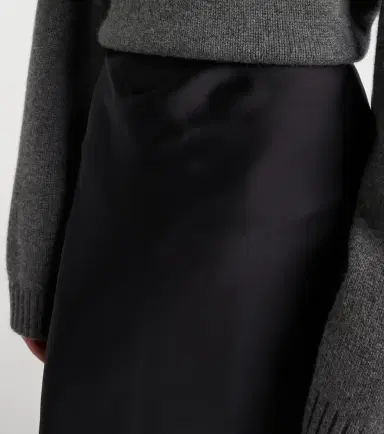 Brunello Cucinelli Satin midi skirt | Thumbnail 2