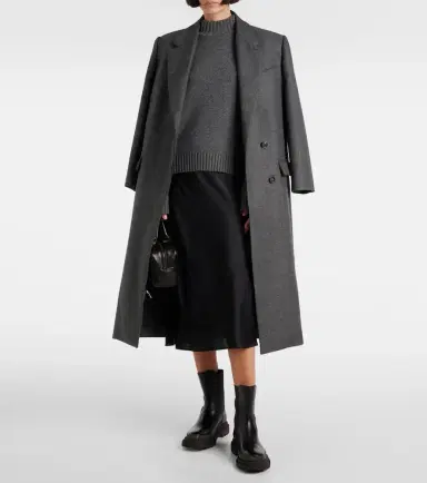 Brunello Cucinelli Satin midi skirt | Thumbnail 5