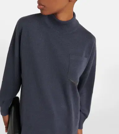 Brunello Cucinelli Embellished cashmere sweater dress | Thumbnail 6