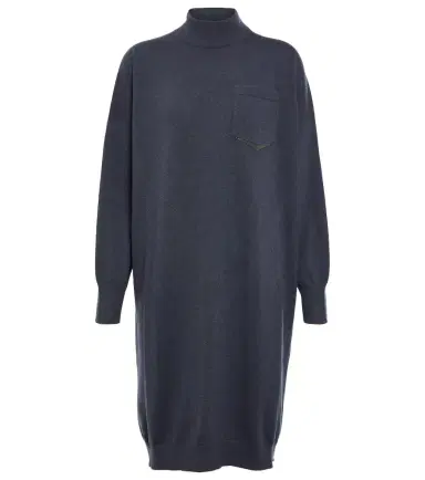 Brunello Cucinelli Embellished cashmere sweater dress | Thumbnail 1