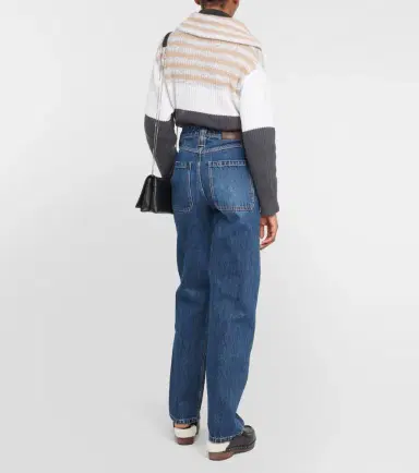 Brunello Cucinelli Mid-rise wide-leg jeans | Thumbnail 2