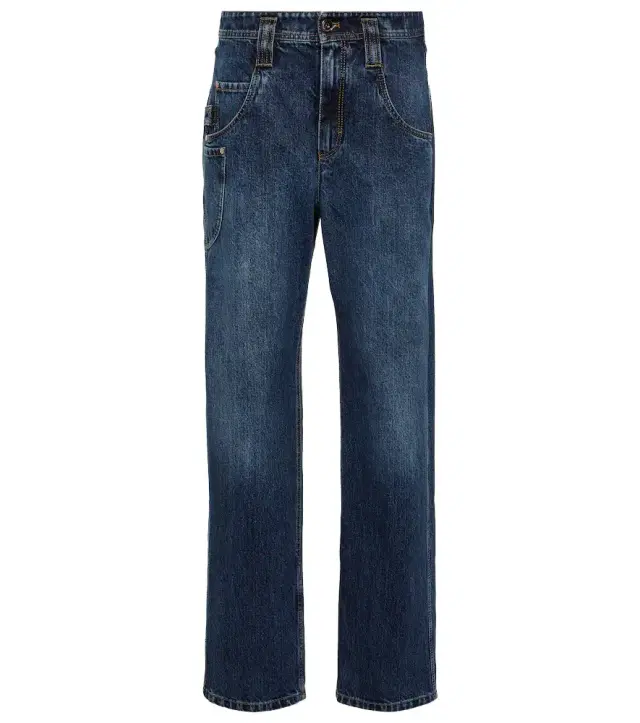 Brunello Cucinelli Mid-rise wide-leg jeans